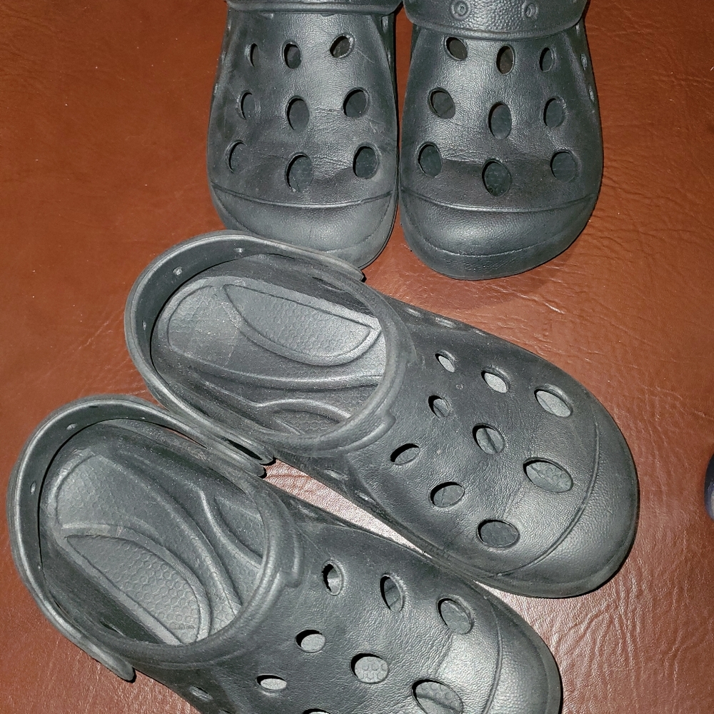 Black Clogs Size 2 & Size 3
